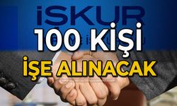 İŞKUR duyurdu: 100 kişi işe alınacak