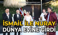 İsmail ile Nuray dünya evine girdi