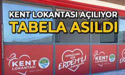 Kent Lokantası açılıyor: Tabelası asıldı