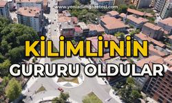 Kilimli'nin gururu oldular