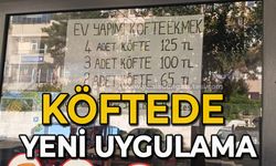 Köftede yeni uygulama