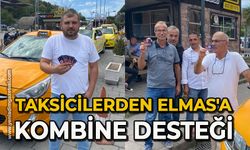 Taksicilerden Elmas'a kombine desteği