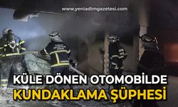 Küle dönen otomobilde kundaklama şüphesi: 3 araç hasar gördü