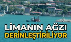 Limanın ağzı derinleştiriliyor