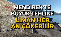 Mendirek'te büyük tehlike liman her an çökebilir