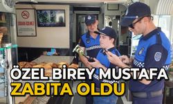 Özel birey Mustafa'nın zabıta olma hayali gerçek oldu