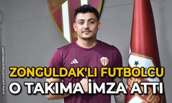 Zonguldak'lı futbolcu o takıma imza attı