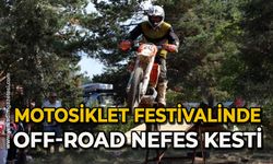 Motosiklet festivalinde motokros ve off-road nefes kesti