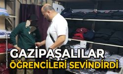 Gazipaşalılar öğrencileri sevindirdi