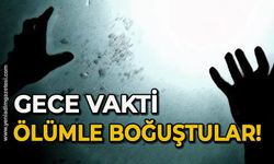 Denizde olay: Gece vakti ölümle boğuştular!