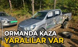 Ormanda kaza yaralılar var