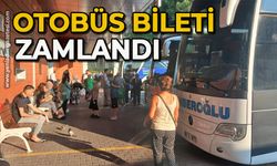 Otobüs bileti zamlandı