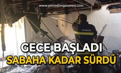 Gece başladı sabaha kadar sürdü