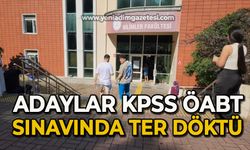 Adaylar KPSS ÖABT sınavında ter döktü