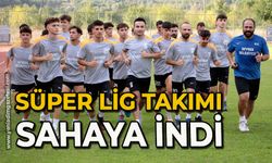 Süper Lig takımı sahaya indi