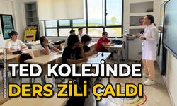 TED Kolejinde ders zili çaldı