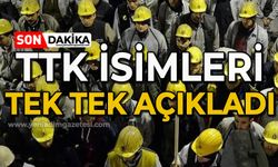 TTK isimleri tek tek açıkladı