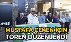 Çeken için tören düzenlendi