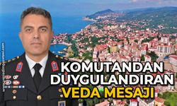 Komutandan duygulandıran veda mesajı