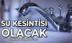 Su kesintisi olacak