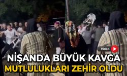 Nişanda büyük kavga: Mutlulukları zehir oldu!