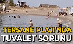 Tersane Plajı'nda tuvalet sorunu