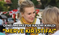 Genel Merkez'de kalemi kırıldı: Merve Kır istifa!