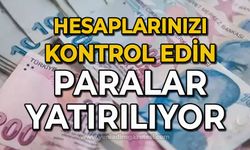 Hesaplarınızı kontrol edin paralar yatırılıyor