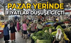 Pazar yerinde fiyatlar düşüşe geçti