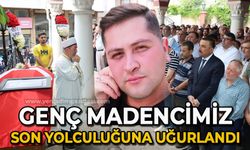 Genç madenci Bedirhan Karaş son yolculuğuna uğurlandı