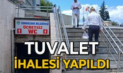 Tuvalet ihalesi yapıldı