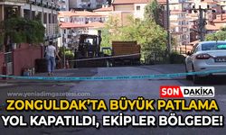 Zonguldak'ta patlama sonrası yol kapatıldı: Ekipler olay yerinde!