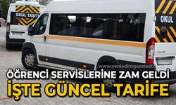 Öğrenci servislerine zam geldi: İşte güncel tarife