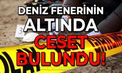 Deniz fenerinin altında ceset bulundu!