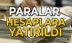 Paralar hesaplara yattı, ödemeler tamamlandı