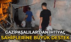 Gazipaşalılar'dan ihtiyaç sahiplerine büyük destek