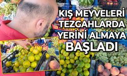 Kış meyveleri tezgahlarda yerini almaya başladı