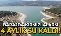 Barajda kırmızı alarm: 4 aylık su kaldı!