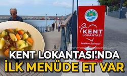 Kent Lokantası'nda ilk menüde et var