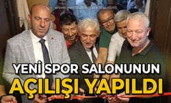 Yeni spor salonunun açılışı yapıldı