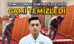 Zonguldaklı dünya yıldızı Mesut Özil cami temizledi