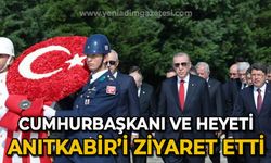 Cumhurbaşkanı ve heyeti Anıtkabir'i ziyaret etti