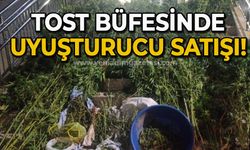 Tost büfesinde uyuşturucu satışı!