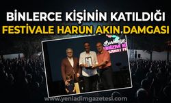 Binlerce kişinin katıldığı festivale Harun Akın damgası