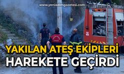 Ormanlık alanda yakılan ateş ekipleri harekete geçirdi