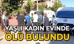 Yaşlı kadın evinde ölü bulundu