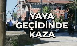 Yaya geçidinde kaza