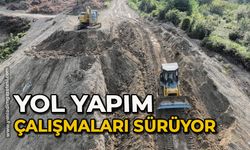 Yol yapım çalışmaları sürüyor