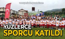 Yüzlerce sporcu katıldı