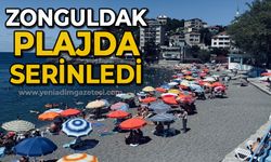 Zonguldak plajda serinledi